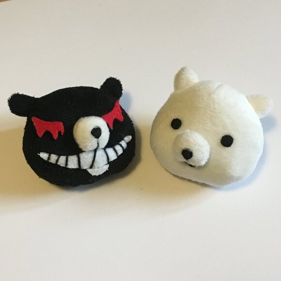 Handmade Monokuma Hair Clips Super Danganronpa 2: Sayonara Zetsubou Gakuen - Picture 3 of 8